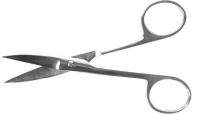  Ножницы 140мм изогнутые, 2 остроконечных