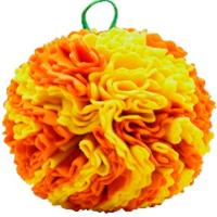 Игрушка с Мяч нюхательный Волна желто-оранжевый 15см/sh-08511/GoSi