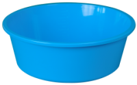 Таз 13л круглый голубой 03026