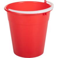Ведро 12л евро пищевое красный