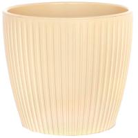 Кашпо Эви VipSet 3л кремовый с вставкой /12шт/ЭД