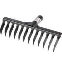 Грабли витые 12-ти зубые рельсовая сталь Б/Ч  Park