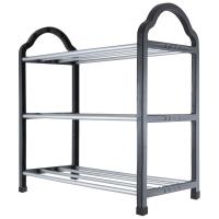 Полка для обуви 3-х ярусная  42*18,2*41см металл+пластик 312184