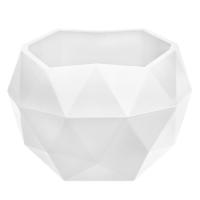 Кашпо Топаз 0,45л белый КШ-9110