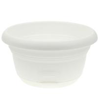 Кашпо Миска 2л белый 001001 /6шт/30шт/