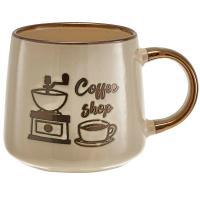 Кружка 350мл Coffee shop бежевый инд. упак. Ф11-065L /48шт/ Rosario