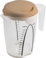 Емкость д/блендера мерная 1,5л STOCKHOLM с двойной крышкой шоколадный мокко PT1148 /16шт/ПТ 