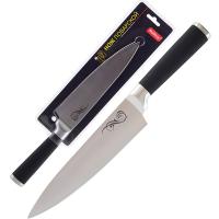 Нож поварской нерж. сталь с рукояткой софт-тач 20см MAL-01RS 985361 /24шт/Mallony