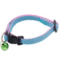 Ошейник нейлон 10мм д/кошек 30см голубой/00210044-16/Каскад