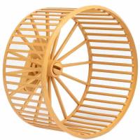 Игрушка д/грыз Колесо D90 Пластик сетка без подставки бежевое/3091/Дарэлл