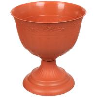 Вазон на ножке 10л Венеция коричневый М3131