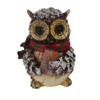 Филин с подарками L8W10H15см 626863/W050