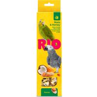 Лакомство для попугаев Палочки РИО Мед и Орех 2*90гр