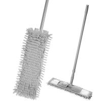 Швабра д/пола HomeQueen Еврокласс шенилл с насадкой из микроволокна 68-122см 56649 /24шт/HQ