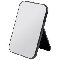 Зеркало косметич. 14*20см настольное черный 108714 /120шт/Рыжий Кот