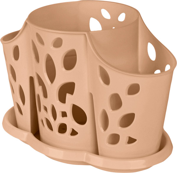 Сушилка д/стол.приборов Plast Team молочный туман PT4058 /16шт/ПТ