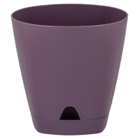 Цветочный горшок Амстердам 2,5л морозная слива с поддоном ING6200МС