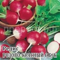 Редис Розово-красный с белым кончиком 100 г Редис Розово-красный с белым кончиком 100 г