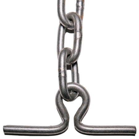Цепь для привязи с ошейником КРС/МРС №6 короткозвенная с вертлюгом