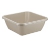 Таз 12л квадратный латте М2578 /-пласт