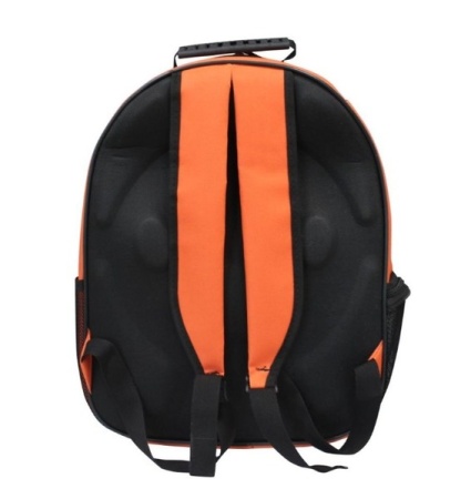 Рюкзак-переноска д/животн.с панор.видом 24x30x40см красный/Рс451к/