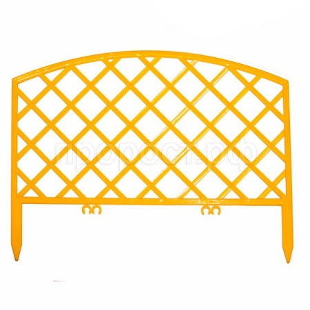 Забор Решетка желтый (0,36*2,3м, 5секций)